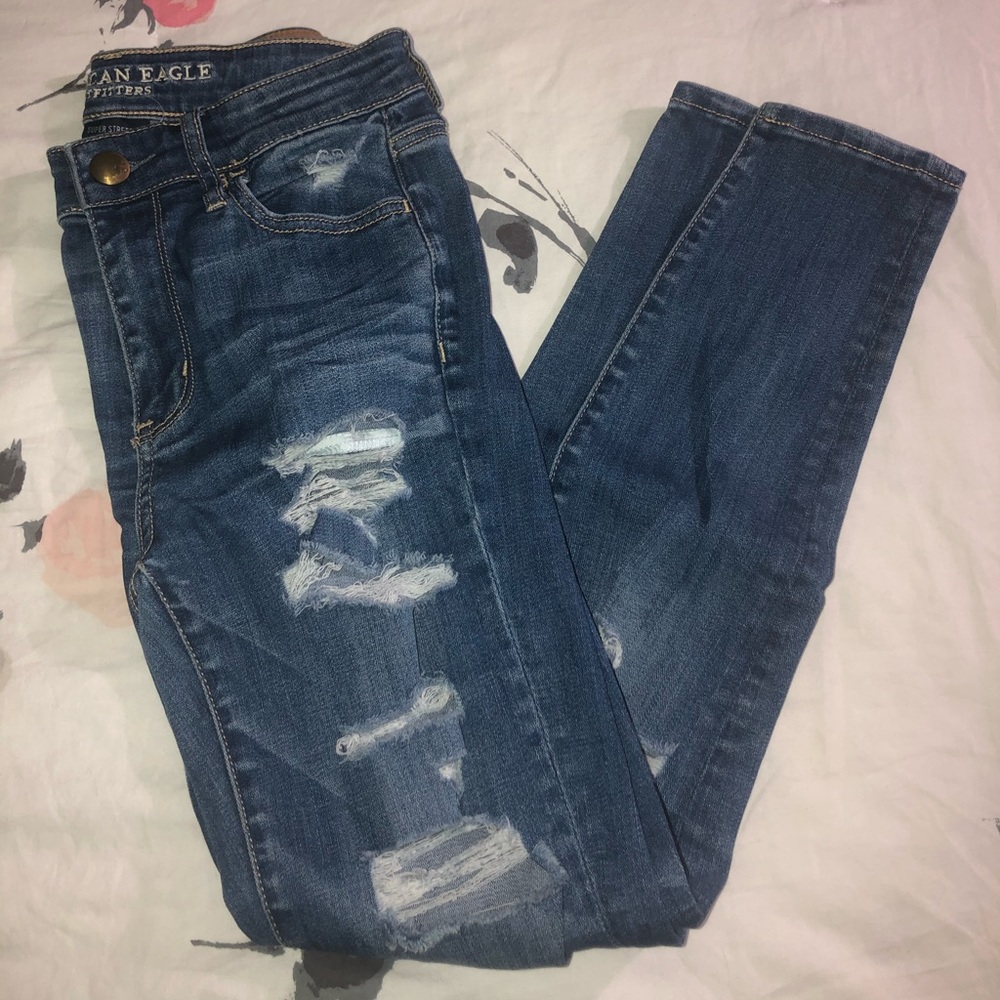 American Eagle Ripped Skinny Jeans